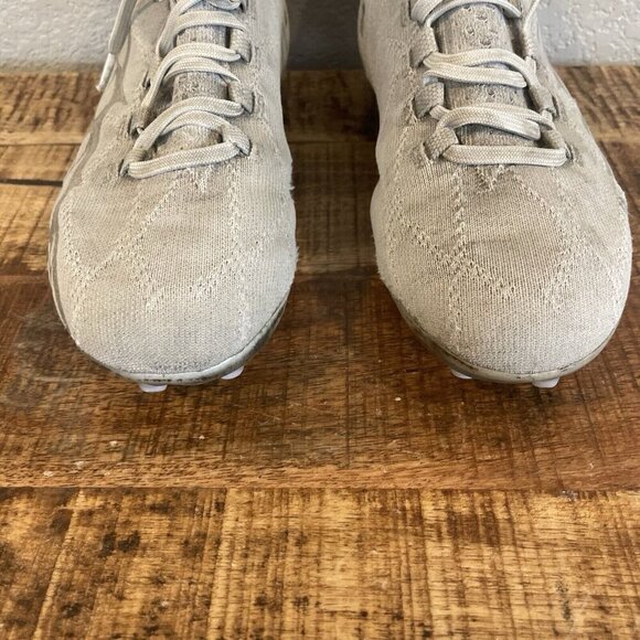 UNDER ARMOUR COMMAND PRO MC LAX CLEAT Gray 3023384-103 SIZE 9.5 Knit - Picture 3 of 12